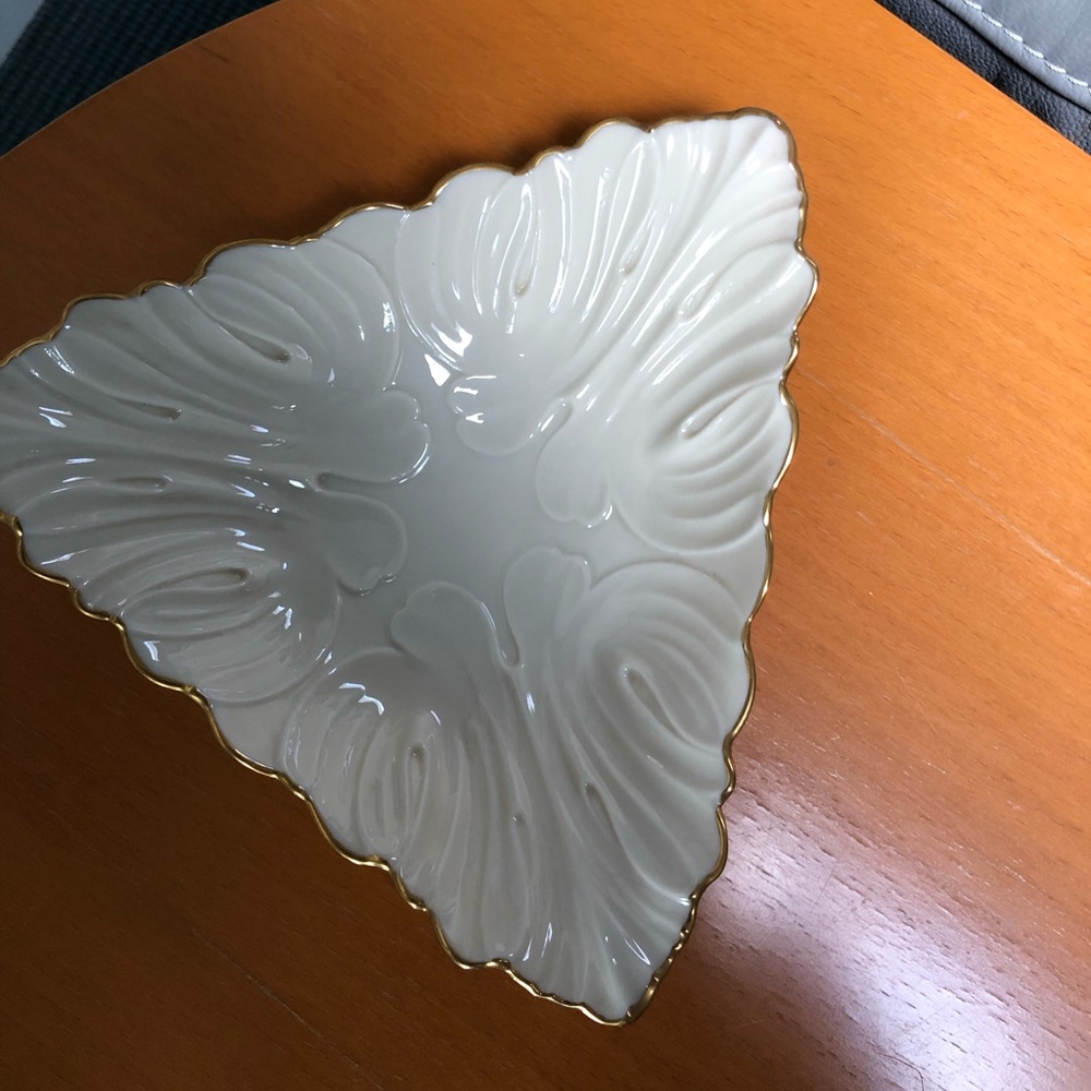 Lenox triangle vintage dish